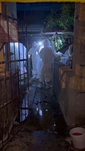 中市豬瘟案場再檢2陽性　應變中心協調砲兵連夜清潔　