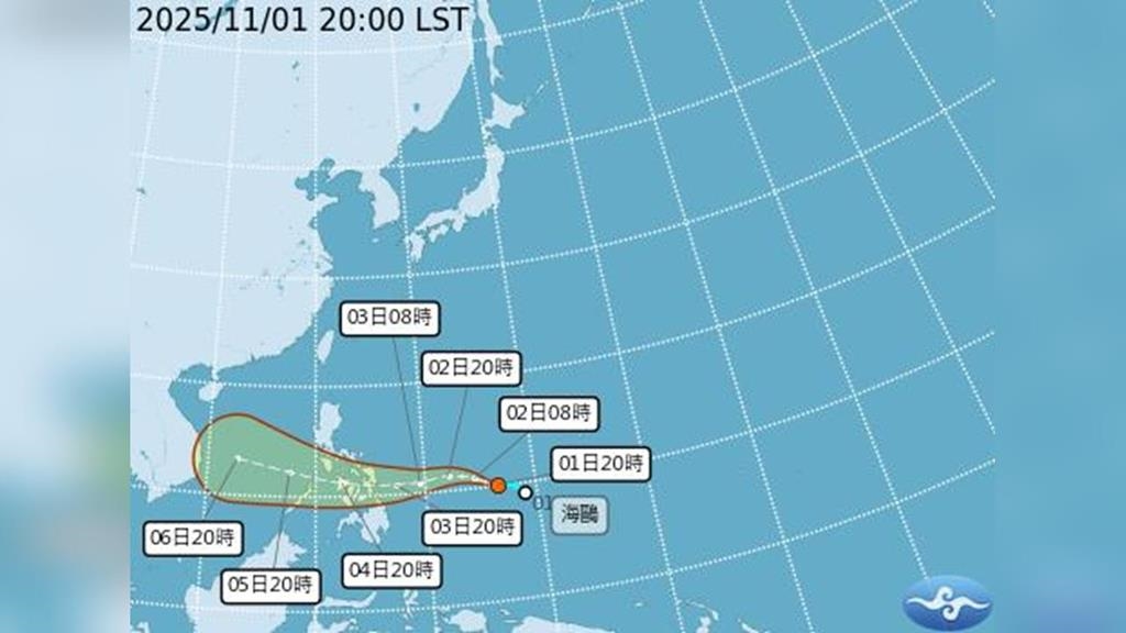 新颱風「海鷗」晚間生成！　氣象署曝最新路徑