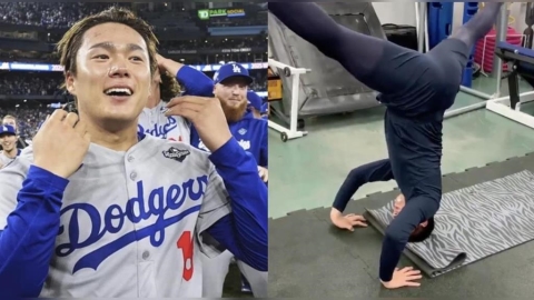 MLB(影)/有夠「軟Q」能倒立折身體!山本飆速球祕技不靠重訓竟靠「這種訓練」