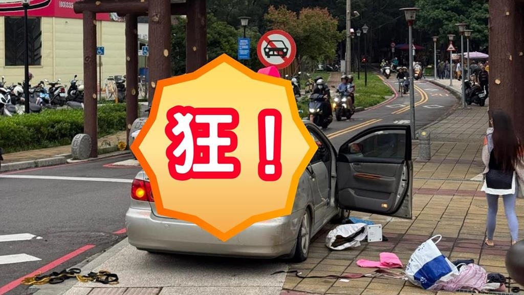桃園驚見「腳踏車+行李箱」全往車上疊！畫面曝光吸16萬網朝聖：阿北移動城堡