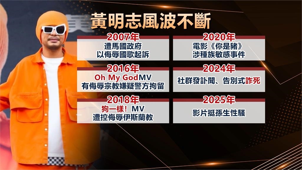 話題不斷! 黃明志諷習維尼.得罪大馬 愚人節詐死騙粉絲