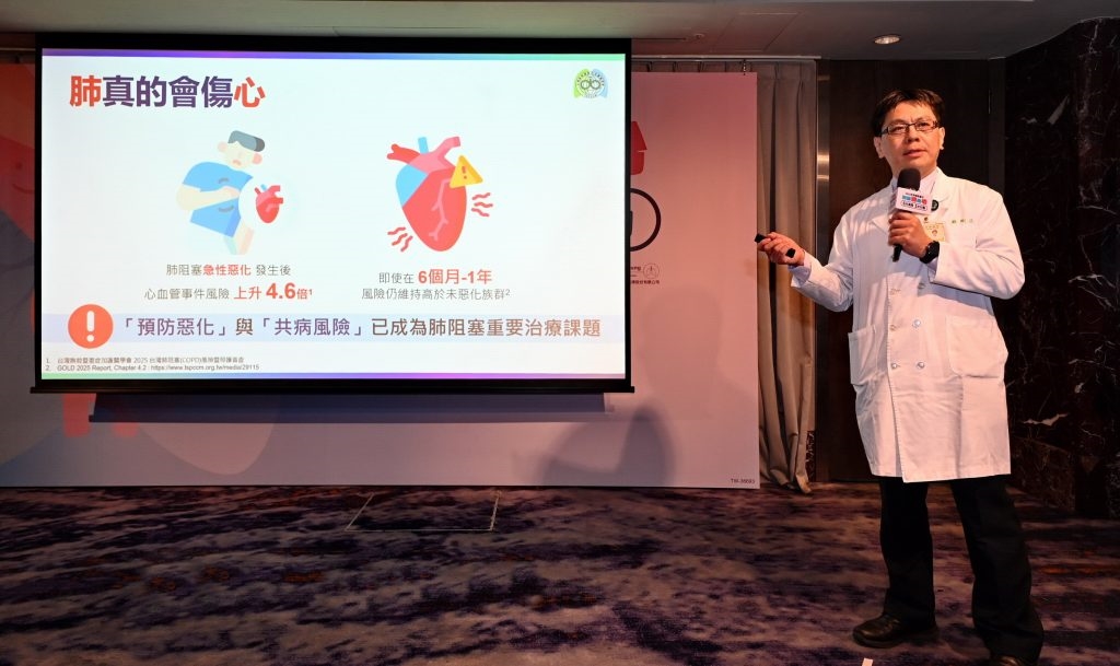 過半肺阻塞患者伴隨「心血管共病」! 醫界呼籲:關注6大風險,別再讓肺「傷心」