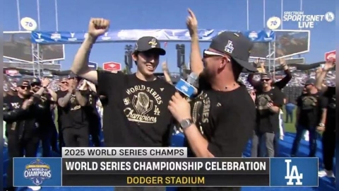 MLB(影)／蛤！壽星還要跳舞喔！佐佐木朗希被羅哈斯拖上台「尬舞」慶生球迷笑翻