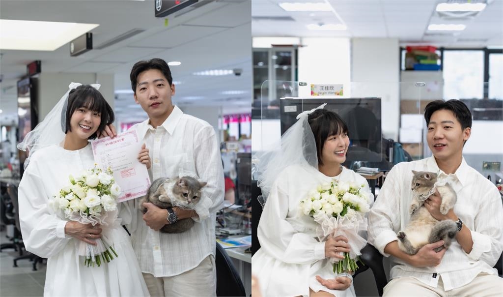 小豬突宣布結婚「一家三口照」不藏了！35歲「金剛芭比」黃沐妍才被拍凸肚