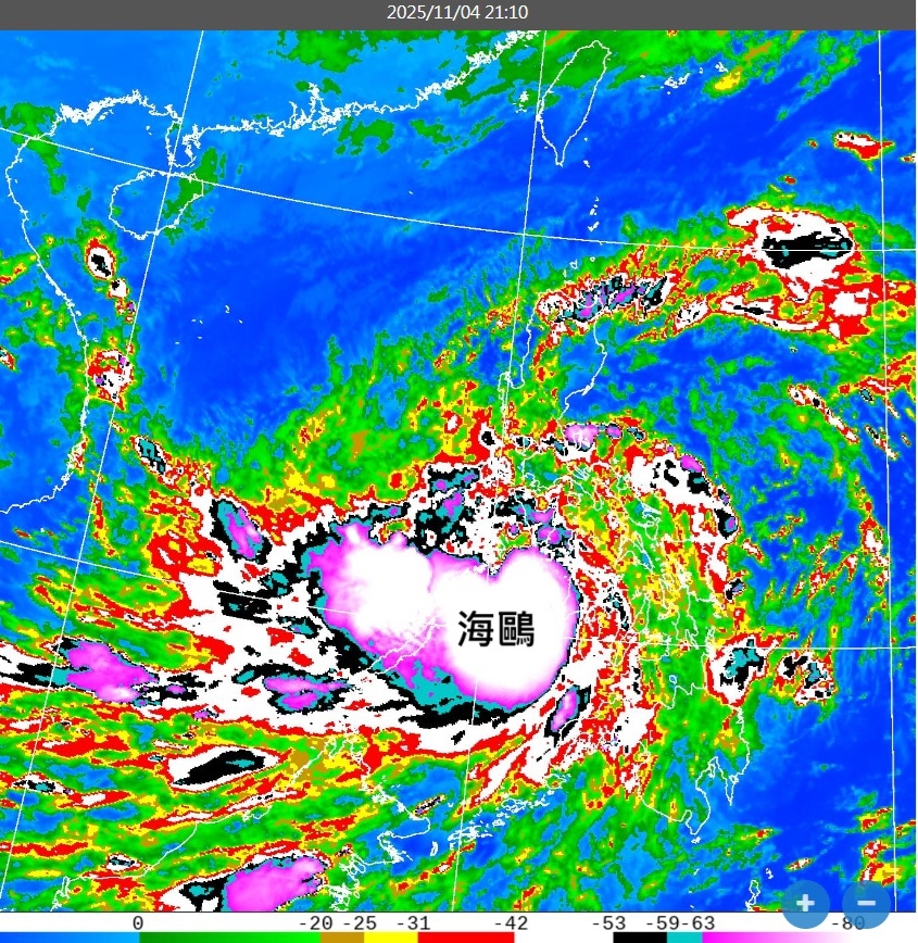 颱風海鷗挾豪雨灌菲國 鄭明典揭與台1巧合:對流爆發中