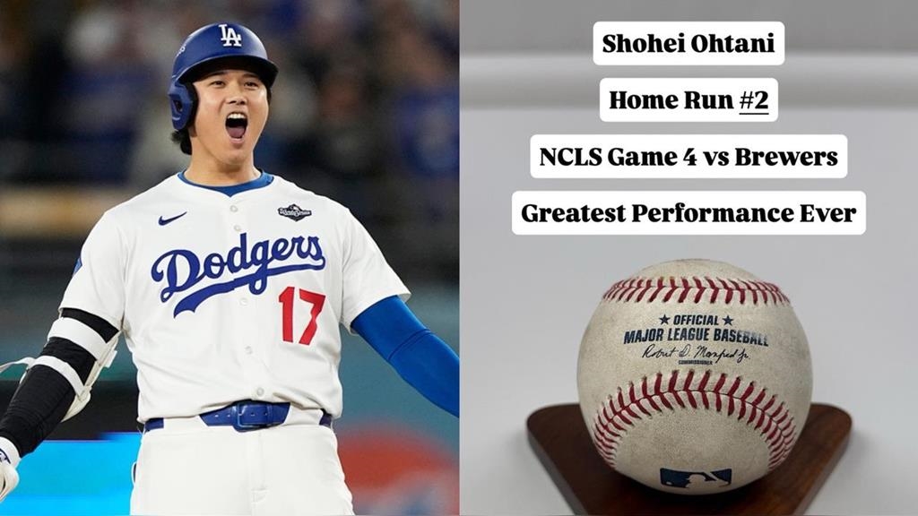 MLB(影)／大谷翔平單場三響砲的2號球能賣多少錢？幸運球迷：想讓父母提早退休
