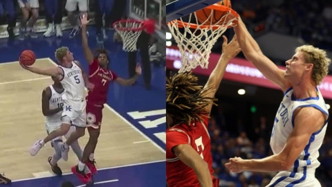 籃球(影)／這球太殘暴！「戰斧式顏扣」預約年度最佳灌籃　對手慘成海報配角