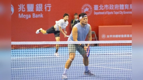 網球/「娶某前」的謝政鵬果真超威!連下10局暌違6年晉級三太子男雙8強
