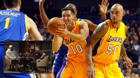 NBA(影)/三巨頭同框!奈許還原「被柯瑞逼退始末」 本人親曝:那場賽後決定退休