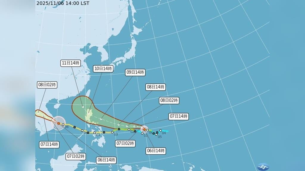「海鷗」升級強颱　「鳳凰」恐直撲台灣！氣象署曝最新路徑