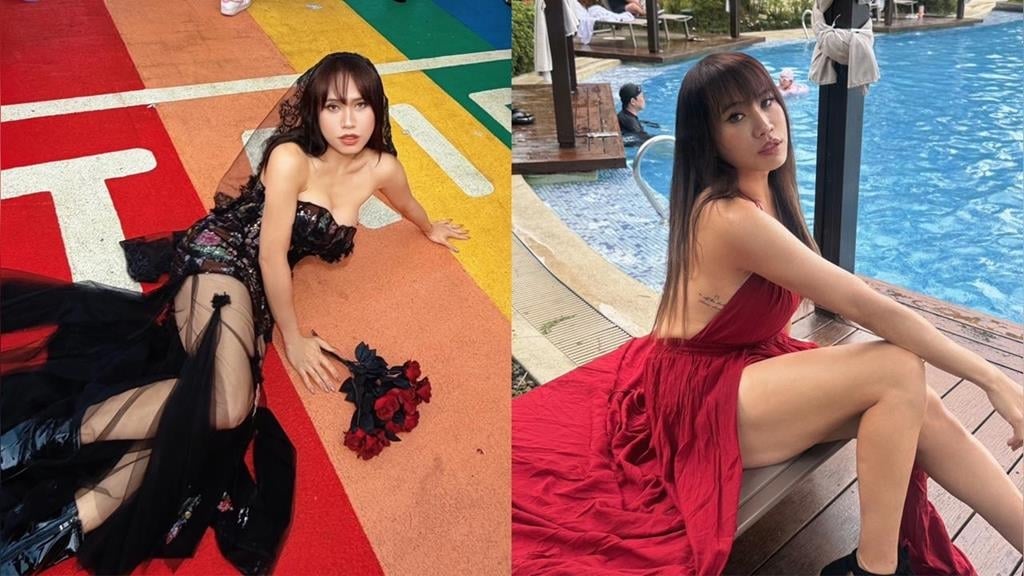 33歲黃小愛「脫離母單」溫泉激吻男友！霸氣放話：把情侶放閃的事全做