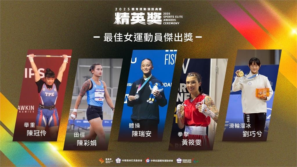 綜合/體育運動菁英獎入圍名單揭曉!台灣代表隊世界棒球12強奪冠榮獲特別獎