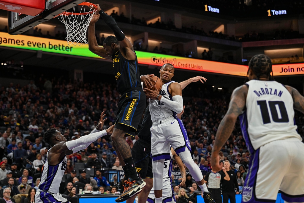 NBA(影)／山中無老虎?　國王戰勇士大咖都缺席　威少搶鋒頭還創紀錄