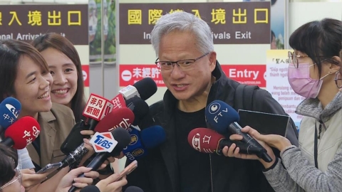 盼在台北蓋漂亮的輝達總部！旋風訪台將見蔣萬安？　黃仁勳回應了