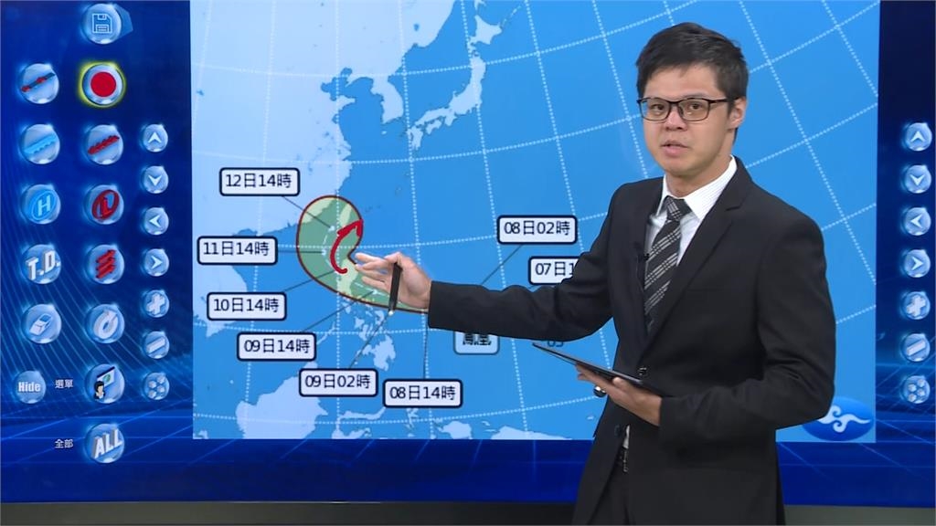 「鳳凰」預計下週一轉強颱 有機會登陸、東半部豪大雨