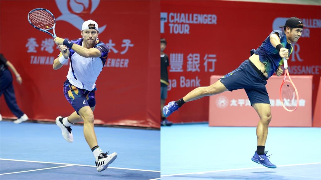 網球(影)／華國三太子盃8強點燃戰火！頭號種子達克沃思直落二闖男單4強