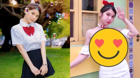 琳妲飛澳門上身只裹一層白布！一抬手衣服上滑「半顆麻糬掉出」超兇畫面全被看