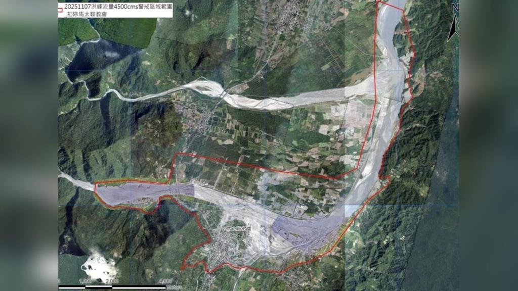 豪雨警戒！馬太鞍溪恐再現新堰塞湖　林保署推估下游流量曝光