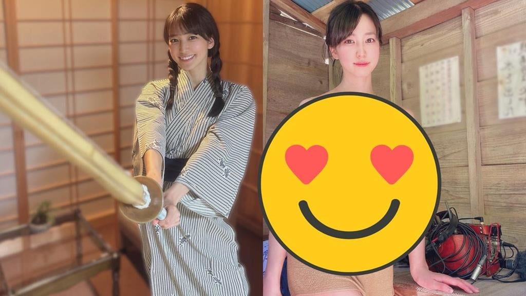 日劍道美少女「緊裹浴巾」衣物全淨空！「泡湯照」流出網瘋喊：想成為溫泉