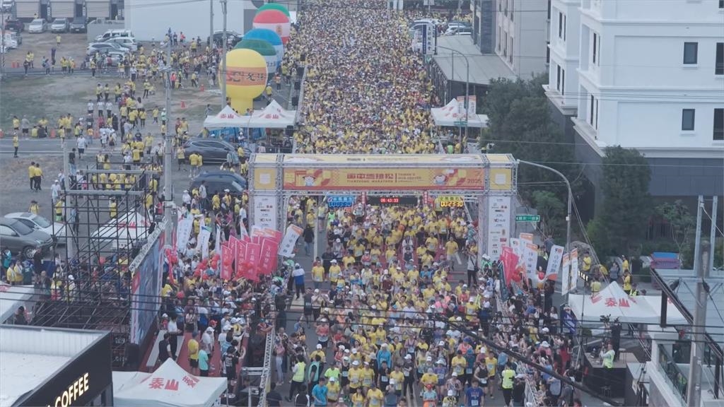 田中馬拉松登場 補給站成焦點 烤雞烤大豬烤鴨通通有 宛如美食天堂