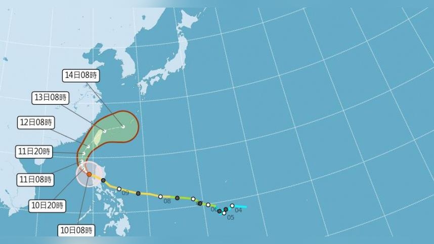 鳳凰明發陸警！氣象署曝首波警戒範圍　「3地區」放颱風假機率最高