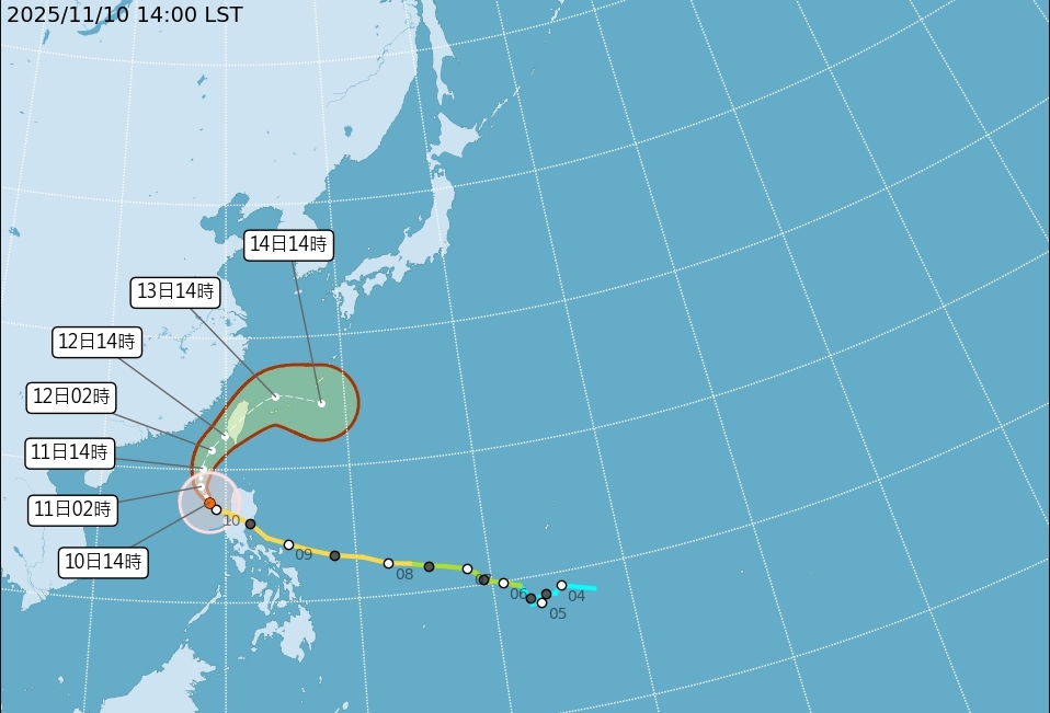 11月登陸颱風「58年來首見」!鳳凰颱風若撲台將創「史上最晚第三名」紀錄