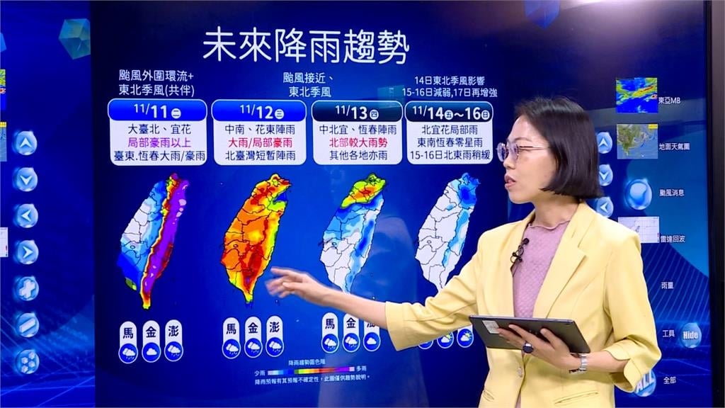 鳳凰北轉台! 明「北、東、恆春半島」防豪雨 基隆、宜蘭漁民綁好船隻防颱