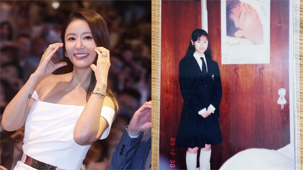 林心如13歲「國中制服嫩照」曝光 神級臉蛋「從小美到大」網驚:沒變耶!