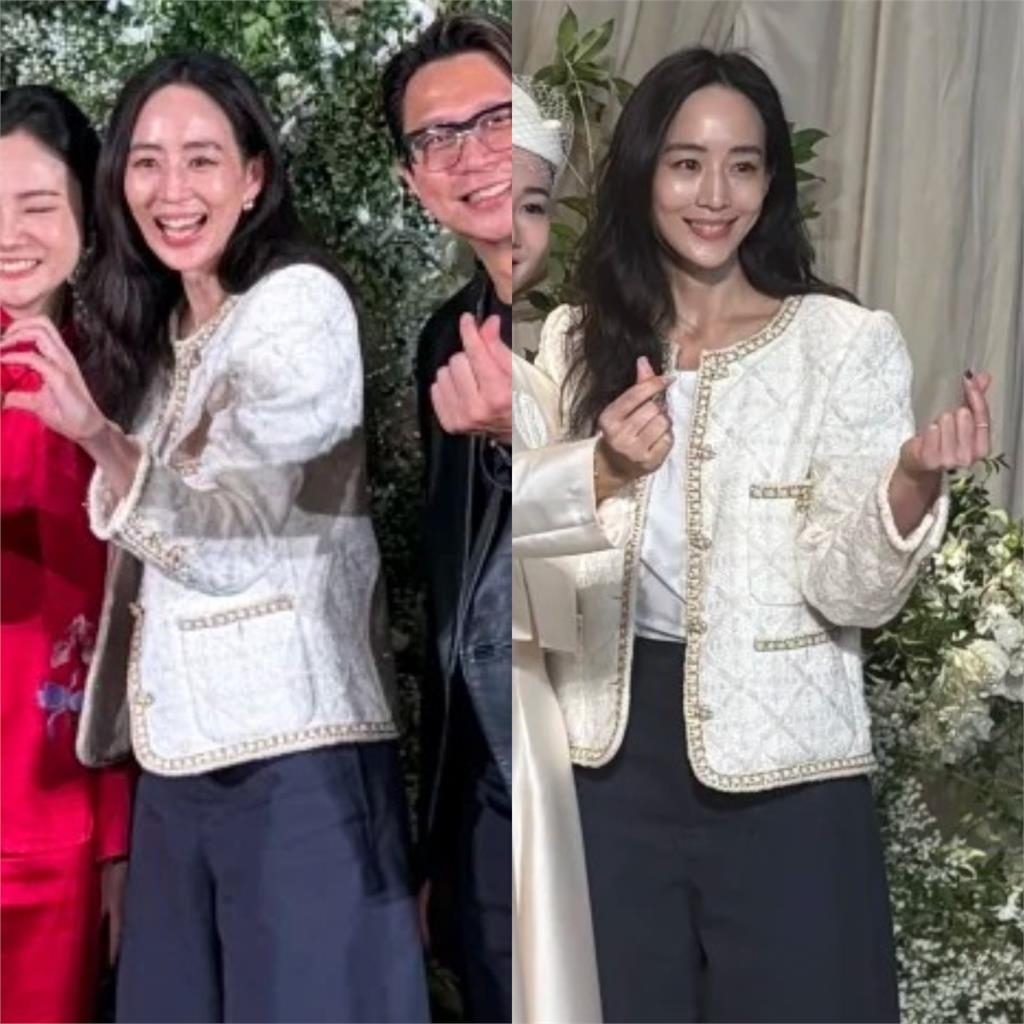 婚禮C位驚見「野生張鈞甯」！0修生圖公開「43歲私下狀態」網愣：好幸福