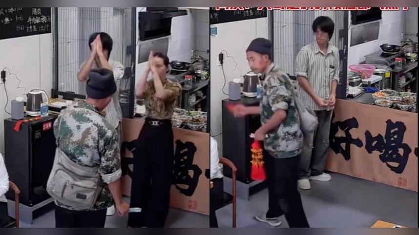 老翁進店強迫推銷遭「魔法回敬」氣歪　老闆神反應被讚翻