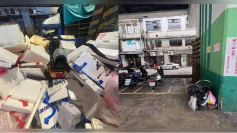 基隆騎士車遭「魚市垃圾掩埋」染滿腥味！清到崩潰還被男友罵　釣出一票苦主