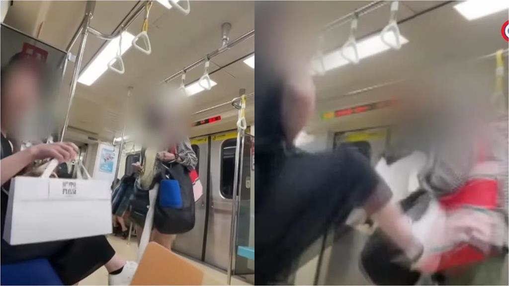 北捷白髮阿嬤「逼讓座被踹飛」又出事！雨傘毆打「博愛座女童」下場慘了