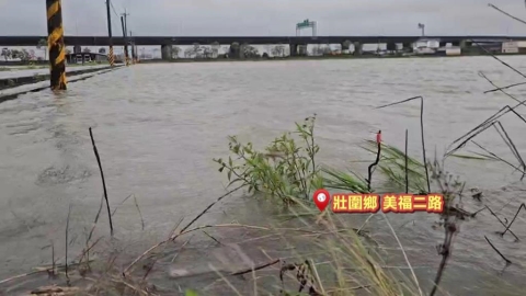 鳳凰傳淹水災情!壯圍農田「掀浪潮」 冬山涵洞水淹逾40公分