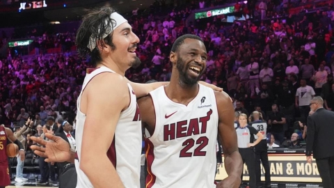 NBA(影)/延長賽0.4秒出現超狂空中接力! 熱火威金斯灌籃絕殺騎士喜獲3連勝