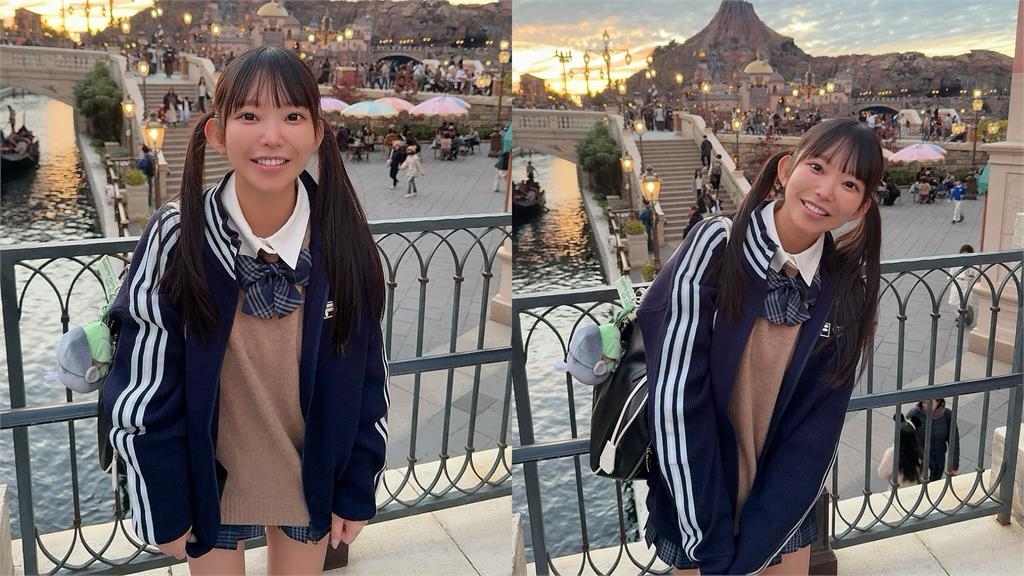 154cm「合法蘿莉」制服現身迪士尼！網一看驚喊「看不出30歲」：校外教學？