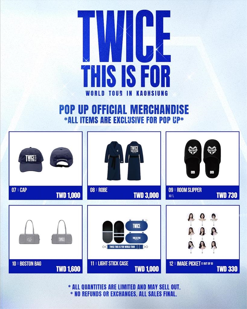 Twice演唱會倒數!快閃店先降臨高雄 限量周邊搶先看