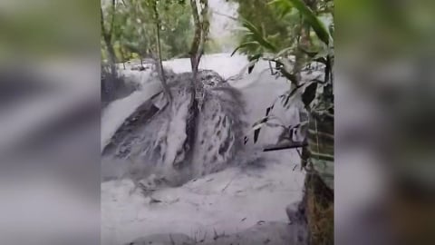 花蓮馬太鞍溪水漫過台9線 縱谷省道再度中斷