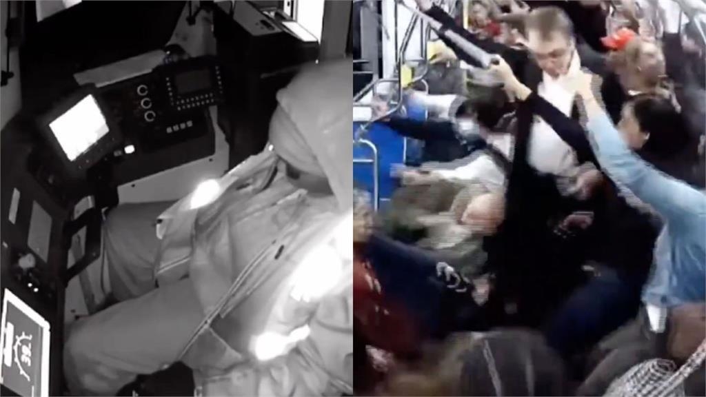 輕軌司機開到睡著！時速80公里暴衝過彎　乘客人仰馬翻