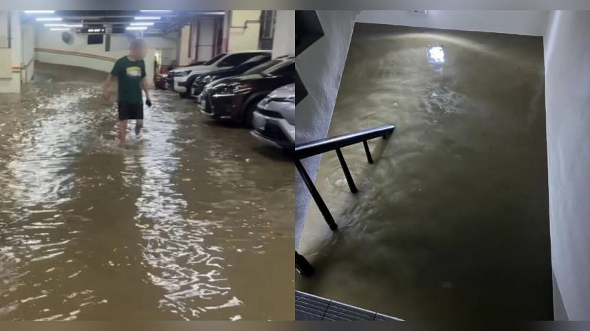 蘇澳煙波飯店地下室「30台車泡水」！　宜蘭釣蝦場淹成泡腳池