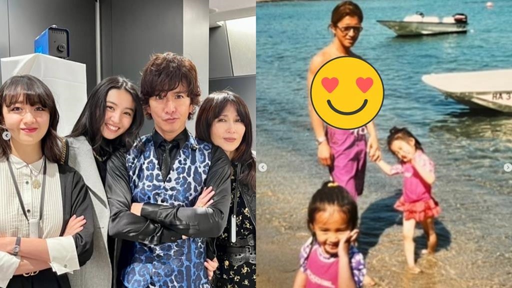 木村拓哉53歲生日竟遭愛女出賣　海邊裸上身「腹肌有六塊」帥暈40萬人！