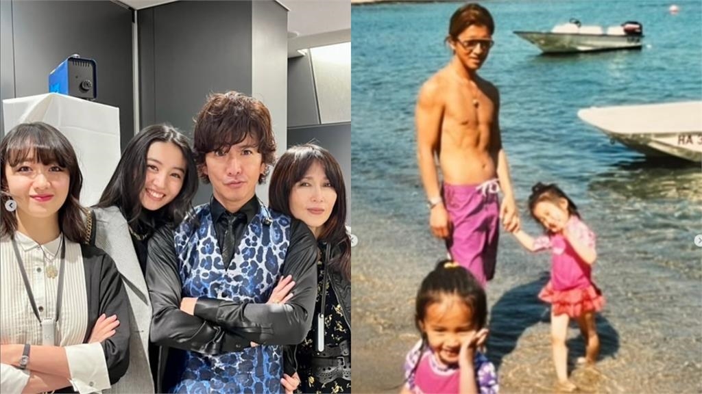 木村拓哉53歲生日竟遭愛女出賣　海邊裸上身「腹肌有六塊」帥暈40萬人！