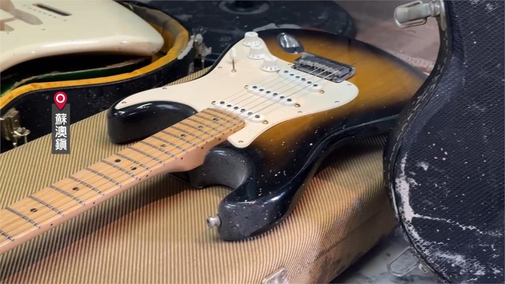 暴雨灌蘇澳！吉他店泡水全報廢　噩夢重演！百貨業者損失近千萬