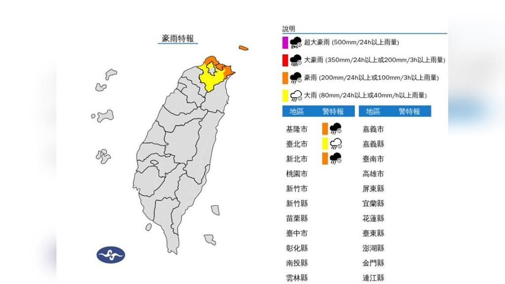 東北季風發威！3縣市雨彈開炸　豪雨轟1地