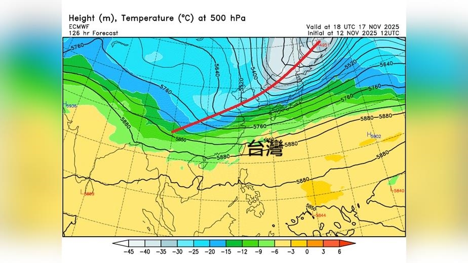 鳳凰剛散冷氣團緊接來襲！下週全台驟冷　鄭明典示警槽線深度驚人