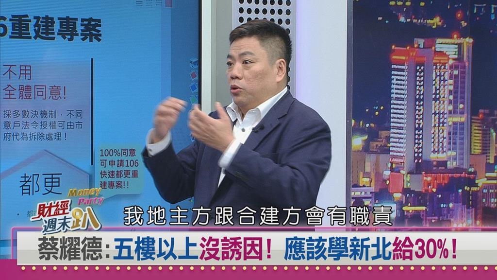 週末趴(影)／北市海砂屋都更大鬆綁！50％同意即啟動 危老、防災、都更模式全面升