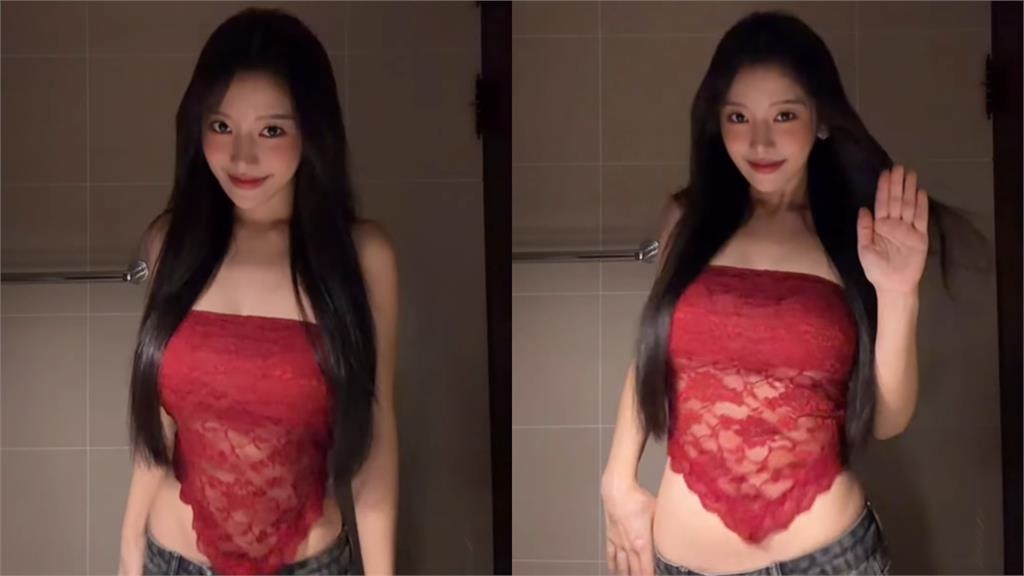 蔡瑞雪浴室「只裹蕾絲布」辣舞！一抬手「掉出巨雪球」15秒晃片震撼曝光