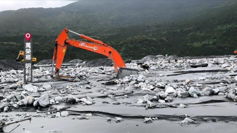 明利村滿是泥濘現況曝　水利署：一週完成臨時堤防