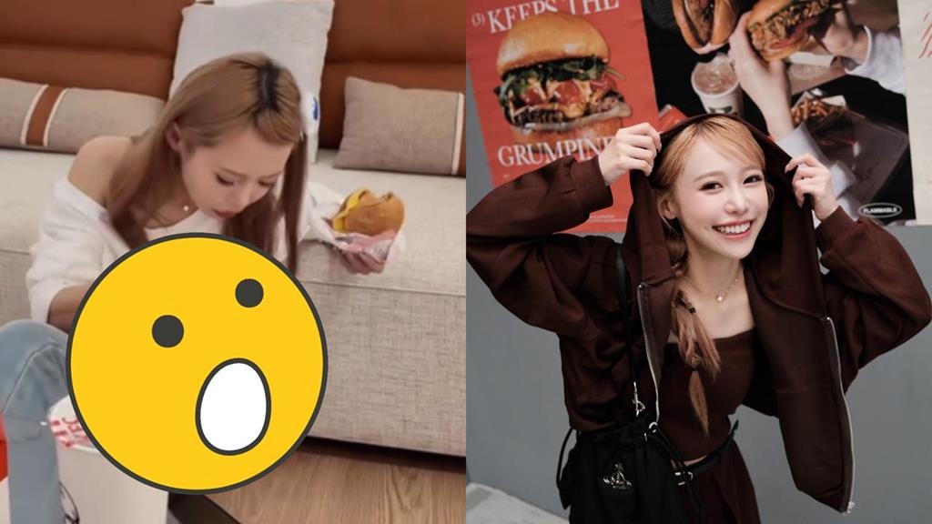 紀卜心拍片「打翻食物」被轟浪費！本人淚回45字反問：你看電視會這樣？