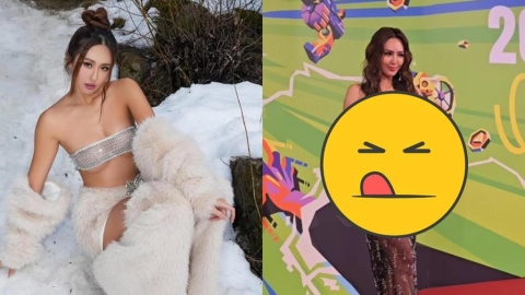 薔薔激辣戰袍「深V開到腰」登走鐘獎　薄紗「透明度99％」暗黑小褲褲現形！