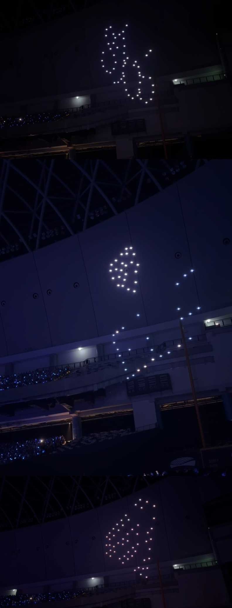 台灣E.L.F.為了替SJ應援，出道60台無人機、10台專業攝影機。（圖／讀者提供）